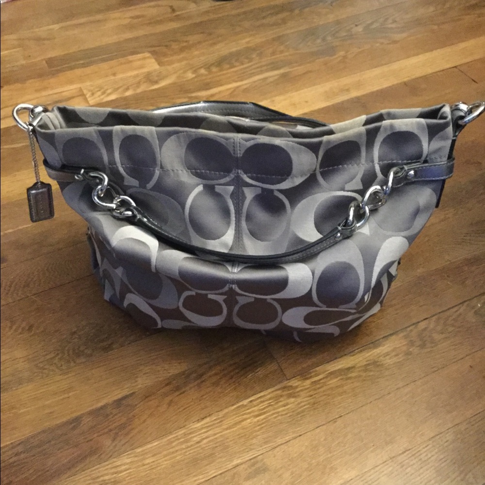 Authentic coach logo bag